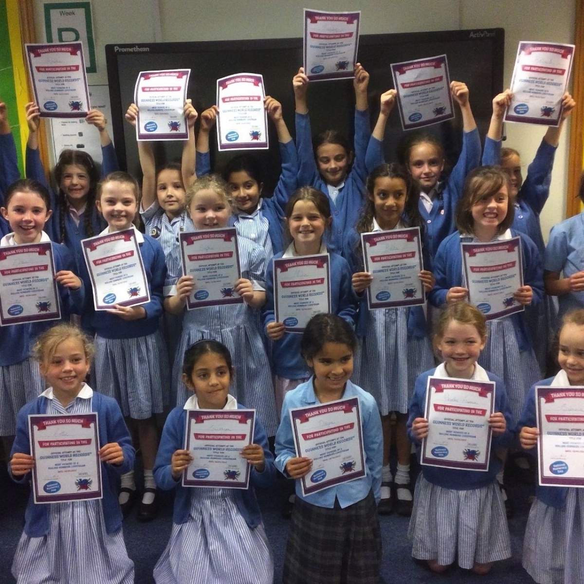 Warwick Preparatory School Year 3 Guinness World Record!